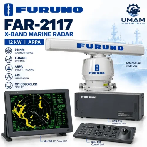 Furuno FAR-2117 X-Band 12kW ARPA Marine Radar